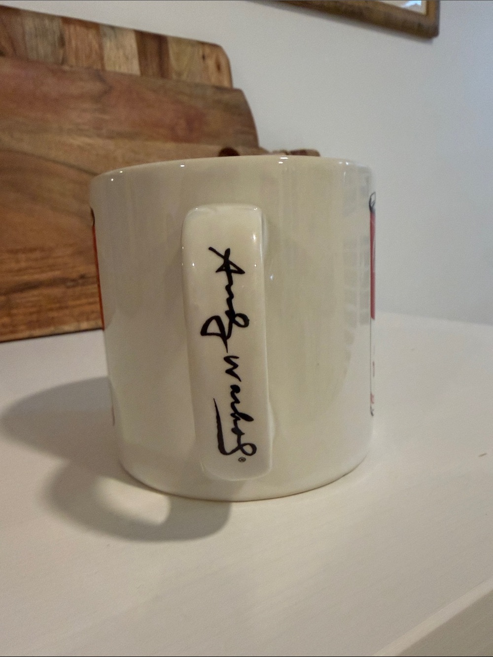 Andy Warhol Vintage Campbell’s Tomato Rice Soup Ceramic Mug Retro Nostalgia - Picture 3 of 7